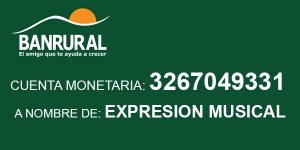 Número de cuenta Expresion Musical BANRURAL