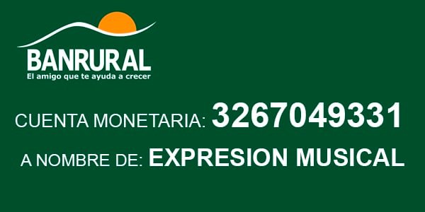Número de cuenta Expresion Musical BANRURAL
