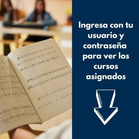 Ingresa con tu usuario y contraseña para ver cursos asignados